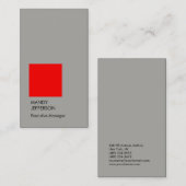 Professionele elegante moderne premium luxe trendy visitekaartje (Voorkant / Achterkant)