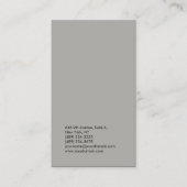 Professionele elegante moderne premium luxe trendy visitekaartje (Achterkant)