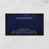 Professionele elegante moderne schilderservice visitekaartje (Achterkant)