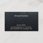 Professionele elegante moderne schilderservice visitekaartje (Achterkant)