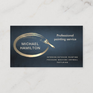 Professionele elegante moderne schilderservice visitekaartje