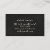 Professionele elegante moderne schilderservice visitekaartje (Achterkant)