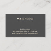 Professionele elegante moderne schilderservice visitekaartje (Achterkant)