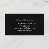 Professionele elegante moderne schilderservice visitekaartje (Achterkant)