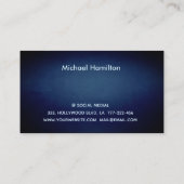 Professionele elegante moderne schilderservice visitekaartje (Achterkant)