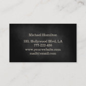 Professionele elegante moderne schilderservice visitekaartje (Achterkant)