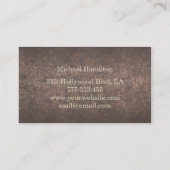 Professionele elegante moderne schilderservice visitekaartje (Achterkant)