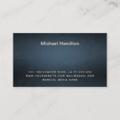 Professionele elegante moderne schilderservice visitekaartje (Achterkant)