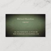 Professionele elegante moderne schilderservice visitekaartje (Achterkant)