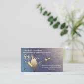 Professionele elegante moderne schilderservice visitekaartje (Staand voorkant)