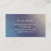 Professionele elegante moderne schilderservice visitekaartje (Achterkant)