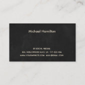 Professionele elegante moderne schilderservice visitekaartje (Achterkant)