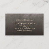 Professionele elegante moderne schilderservice visitekaartje (Achterkant)