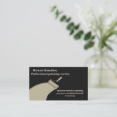 Professionele elegante moderne schilderservice visitekaartje (Staand voorkant)