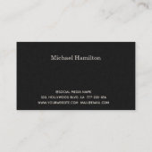 Professionele elegante moderne schilderservice visitekaartje (Achterkant)