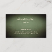 Professionele elegante moderne schilderservice visitekaartje (Achterkant)