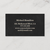 Professionele elegante moderne schilderservice visitekaartje (Achterkant)