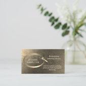 Professionele elegante moderne schilderservice visitekaartje (Staand voorkant)