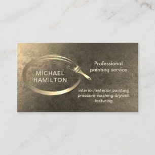 Professionele elegante moderne schilderservice visitekaartje