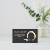 Professionele elegante moderne schilderservice visitekaartje (Staand voorkant)