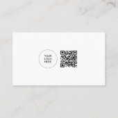 Professionele Elegante Moderne Slanke Sjabloon Sch Visitekaartje (Achterkant)