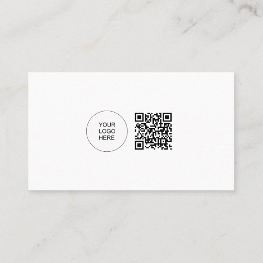 Professionele Elegante Moderne Slanke Sjabloon Sch Visitekaartje (Achterkant)