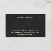 Professionele elegante moderne verfservice busi visitekaartje (Achterkant)