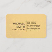 Professionele elegante moderne Vintage #4 Visitekaartje (Achterkant)