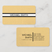 Professionele elegante moderne Vintage #4 Visitekaartje (Voorkant / Achterkant)