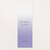 Professionele Elegante Paarse Oefenmat Yogamat (Achterkant)