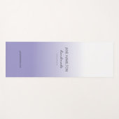 Professionele Elegante Paarse Oefenmat Yogamat (Voorkant (horizontaal))