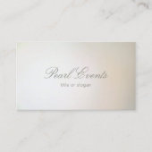 Professionele Elegante Parel Geïnspireerde Gradiën Visitekaartje (Voorkant)