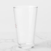 Professionele elegante roos gouden minimalistische glas (Links)