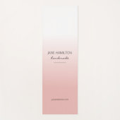 Professionele Elegante Roze Oefenmat Yogamat (Voorkant)