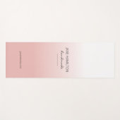 Professionele Elegante Roze Oefenmat Yogamat (Voorkant (horizontaal))
