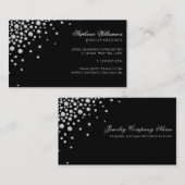 Professionele Elegante Sieraden Diamant Visitekaartje (Voorkant / Achterkant)