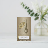 Professionele elegante smeltkroes visitekaartje (Staand voorkant)