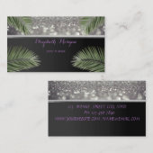 Professionele elegante stijlvolle afbeelding, palm visitekaartje (Voorkant / Achterkant)