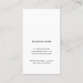 Professionele Elegante Textuur Blauwe Consultant Visitekaartje (Achterkant)