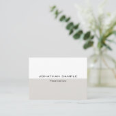 Professionele elegante Trend Colors Moderne Sjablo Visitekaartje (Staand voorkant)