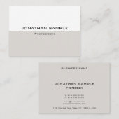Professionele elegante Trend Colors Moderne Sjablo Visitekaartje (Voorkant / Achterkant)