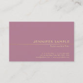 Professionele Elegante Trendy Zijdeafwerking Moder Visitekaartje (Voorkant)