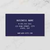 Professionele Elegante Unieke Moderne Veelhoek Visitekaartje (Achterkant)