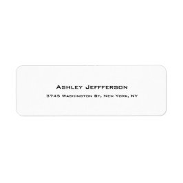 Professionele Elegante Unieke Zwart & Wit Etiket