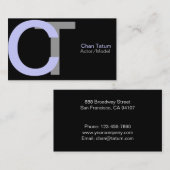 Professionele elegante visitekaartjes (Voorkant / Achterkant)