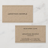 Professionele elegante vormgeving in een eenvoudig visitekaartje (Voorkant / Achterkant)