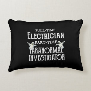 Professionele elektricien Deel-Time Paranormale Gi Accent Kussen