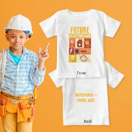 Professionele elektricien iconisch ontworpen Tri-Blend shirt