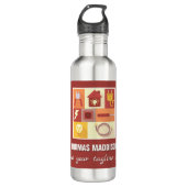 Professionele Elektricien Iconische Zakelijke Bran Waterfles (Voorkant)