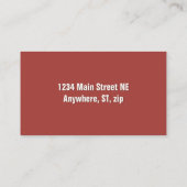 Professionele Elektricien Iconische Zaken Visitekaartje (Achterkant)